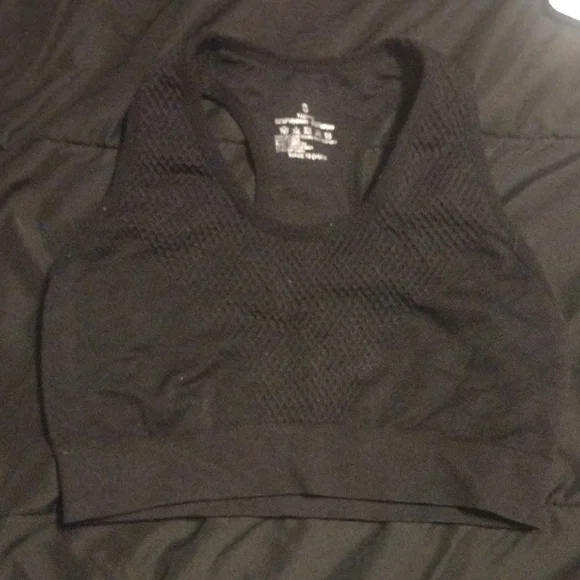 Women's Racerback Sports Bra Set - Black, Gray, Pink​​ - Picture 5 of 7